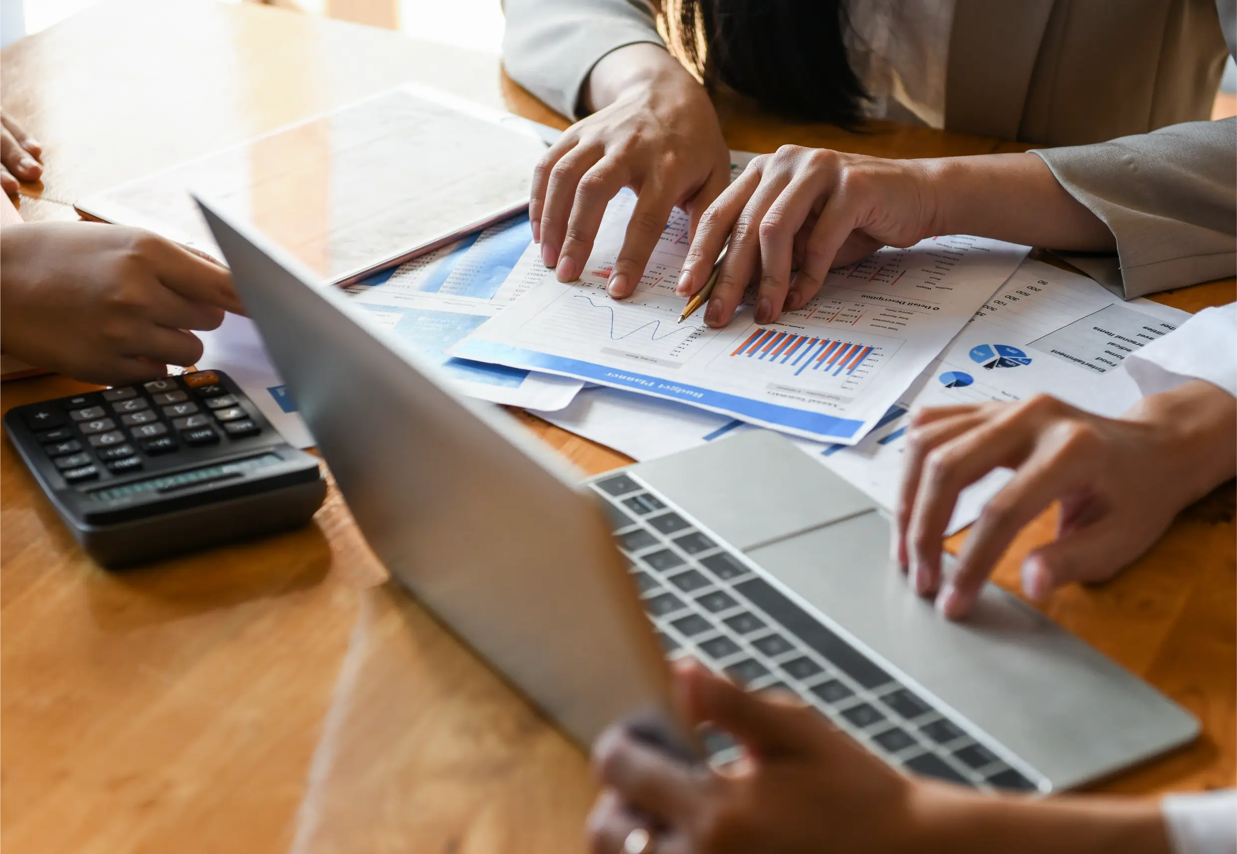 IRS certified tax agent preparing a personal tax return in Katy, TX